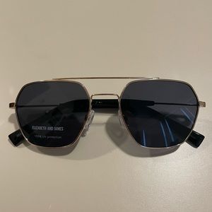 Elizabeth and James Double Bridge Aviator Sunglasses